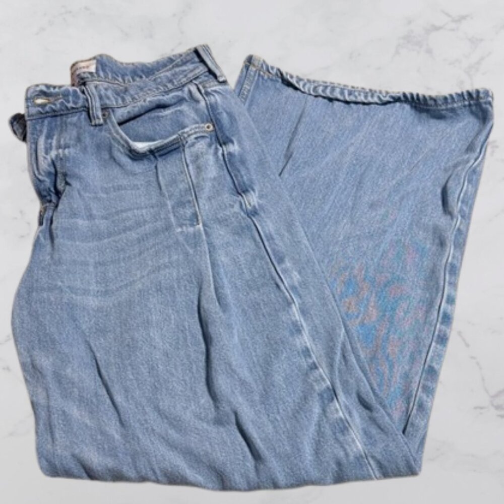 Lucky Brand Sky Blue Wide Leg Jeans